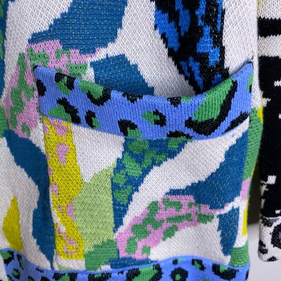 Anthropologie Maeve Savannah Contrast Cardigan - Picture 7 of 9